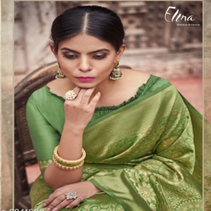 Beautiful Banarasi Lichi Silk Silk Jacquard Border Saree Is A Perfect Pick For Upcoming Wedding  Season