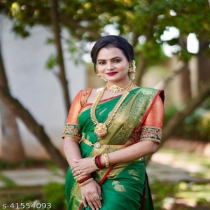 Banita Attractive Sarees Litchi Silk / Banarasi Silk