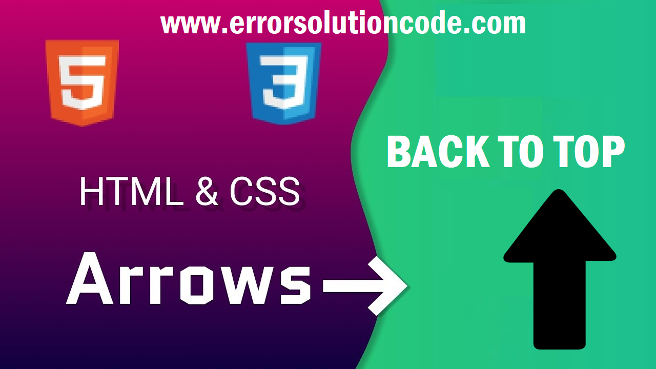 Back to Top and Scroll to Top Button Using HTML CSS
