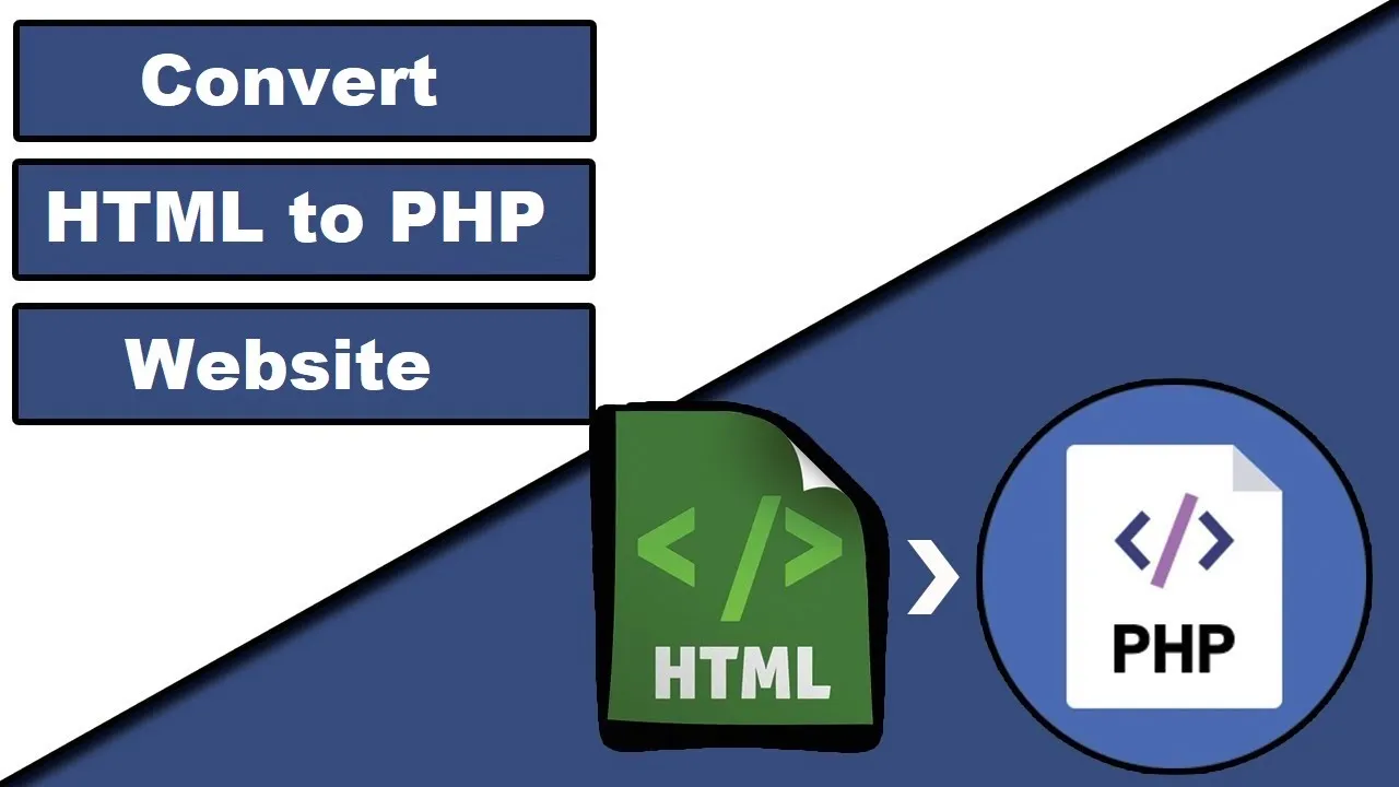 Convert HTML Template to PHP Website | Create Personal Portfolio Website | Core PHP