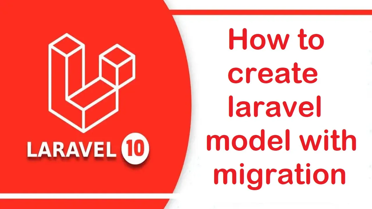 How to create laravel model with migration