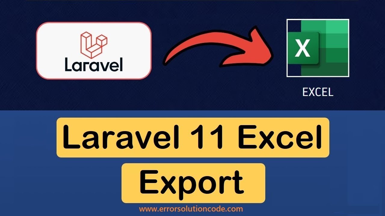 How to Export Excel Data from a Table using Laravel 11 | Laravel 11 Export Excel File
