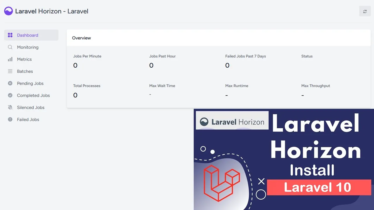 How to Install Horizon in Laravel 10 | Laravel Horizon | Laravel 10