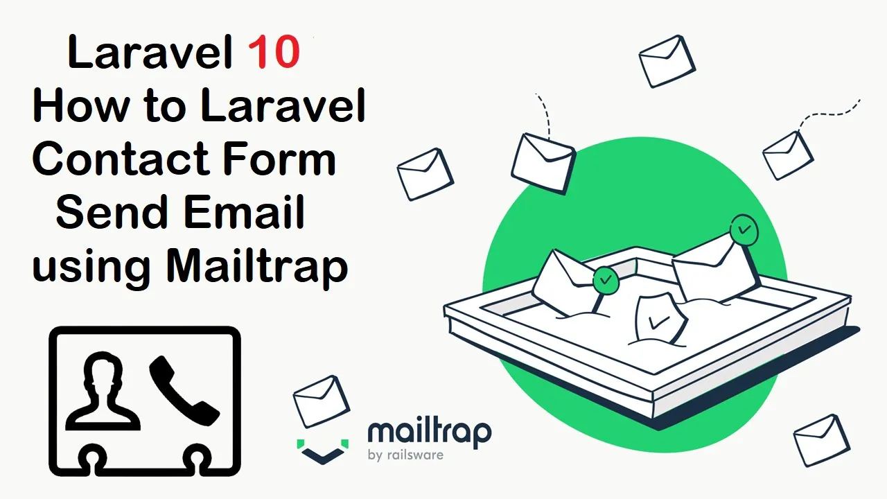 Laravel 10 Tutorial - How to Laravel Contact Form Send Email using Mailtrap