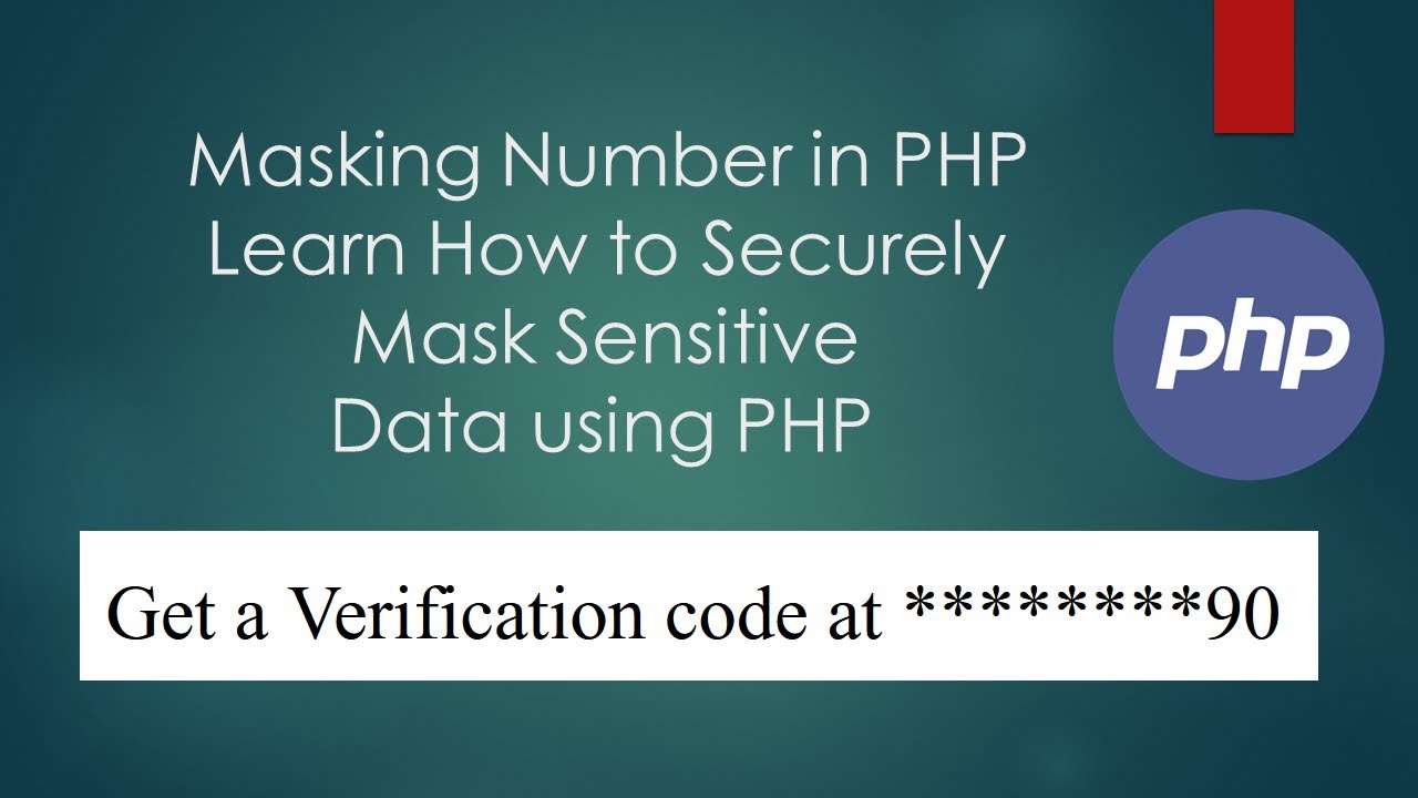 Masking Number in PHP | Learn How to Securely Mask Sensitive Data using PHP | Core PHP